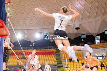 2024-10-09 - Tjasa Malnar of OK Karlovac during the CEV Volleyball Challenge Cup 2025 between Roma Volley Club and OK Kelteks on 9 oct 2024 at the Palazzetto dello Sport in Rome. - CEV VOLLEYBALL CHALLENGE CUP 2025 - CHALLENGE CUP MEN - VOLLEYBALL