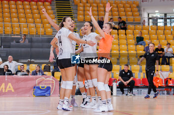 2024-10-09 - OK Karlovac during the CEV Volleyball Challenge Cup 2025 between Roma Volley Club and OK Kelteks on 9 oct 2024 at the Palazzetto dello Sport in Rome. - CEV VOLLEYBALL CHALLENGE CUP 2025 - CHALLENGE CUP MEN - VOLLEYBALL