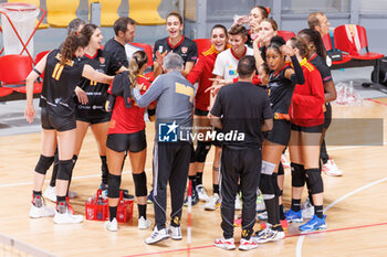 2024-10-09 - Roma Volley Club during the CEV Volleyball Challenge Cup 2025 between Roma Volley Club and OK Kelteks on 9 oct 2024 at the Palazzetto dello Sport in Rome. - CEV VOLLEYBALL CHALLENGE CUP 2025 - CHALLENGE CUP MEN - VOLLEYBALL