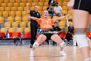 2024-10-09 - Jelena Grgic of OK Karlovac during the CEV Volleyball Challenge Cup 2025 between Roma Volley Club and OK Kelteks on 9 oct 2024 at the Palazzetto dello Sport in Rome. - CEV VOLLEYBALL CHALLENGE CUP 2025 - CHALLENGE CUP MEN - VOLLEYBALL