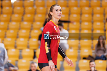 2024-10-09 - Giorgia Zannoni of Roma Volley Club during the CEV Volleyball Challenge Cup 2025 between Roma Volley Club and OK Kelteks on 9 oct 2024 at the Palazzetto dello Sport in Rome. - CEV VOLLEYBALL CHALLENGE CUP 2025 - CHALLENGE CUP MEN - VOLLEYBALL