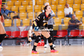 2024-10-09 - Luna Cicola of Roma Volley Club during the CEV Volleyball Challenge Cup 2025 between Roma Volley Club and OK Kelteks on 9 oct 2024 at the Palazzetto dello Sport in Rome. - CEV VOLLEYBALL CHALLENGE CUP 2025 - CHALLENGE CUP MEN - VOLLEYBALL