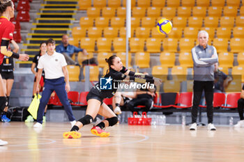 2024-10-09 - Luna Cicola of Roma Volley Club during the CEV Volleyball Challenge Cup 2025 between Roma Volley Club and OK Kelteks on 9 oct 2024 at the Palazzetto dello Sport in Rome. - CEV VOLLEYBALL CHALLENGE CUP 2025 - CHALLENGE CUP MEN - VOLLEYBALL