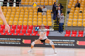 2024-10-09 - Lara Malovic of OK Karlovac during the CEV Volleyball Challenge Cup 2025 between Roma Volley Club and OK Kelteks on 9 oct 2024 at the Palazzetto dello Sport in Rome. - CEV VOLLEYBALL CHALLENGE CUP 2025 - CHALLENGE CUP MEN - VOLLEYBALL