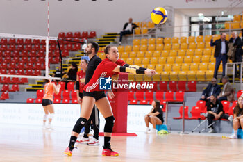 2024-10-09 - Luna Cicola of Roma Volley Club during the CEV Volleyball Challenge Cup 2025 between Roma Volley Club and OK Kelteks on 9 oct 2024 at the Palazzetto dello Sport in Rome. - CEV VOLLEYBALL CHALLENGE CUP 2025 - CHALLENGE CUP MEN - VOLLEYBALL