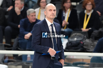 2024-01-17 - Fabio Soli head coach of ITAS Trentino Volley during the match between ITAS Trentino Volley and Asseco Resovia Rzeszow, valid for Pool B of CEV Men Volley Champions League 2023/2024 at Il T Quotidiano Arena on January 16, 2023, Trento, Italy. - ITAS TRENTINO VS ASSECO RESOVIA RZESZOW - CHAMPIONS LEAGUE MEN - VOLLEYBALL