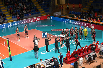 2024-01-17 - Cucine Lube Civitanova's players take to the volleyball court - CUCINE LUBE CIVITANOVA VS GREENYARD MAASEIK - CHAMPIONS LEAGUE MEN - VOLLEYBALL