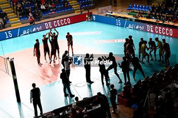 2024-01-17 - Cucine Lube Civitanova's players take to the volleyball court - CUCINE LUBE CIVITANOVA VS GREENYARD MAASEIK - CHAMPIONS LEAGUE MEN - VOLLEYBALL