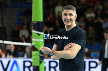 2024-02-28 - Halkbank Ankara's Head Coach Kovač Slobodan - QUARTER FINALS - CUCINE LUBE CIVITANOVA VS HALKBANK ANKARA - CHAMPIONS LEAGUE MEN - VOLLEYBALL