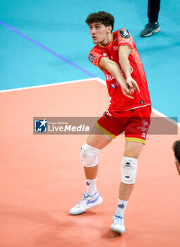 13/11/2024 - MATTEO STAFORINI (POWERVOLLEY MILANO) - ALLIANZ MILANO VS KNACK ROESELARE - CHAMPIONS LEAGUE MEN - VOLLEY