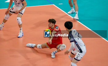 13/11/2024 - MATTEO STAFORINI (POWERVOLLEY MILANO) - ALLIANZ MILANO VS KNACK ROESELARE - CHAMPIONS LEAGUE MEN - VOLLEY