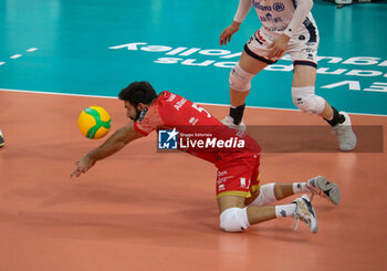 13/11/2024 - DAMIANO CATANIA (POWERVOLLEY MILANO) - ALLIANZ MILANO VS KNACK ROESELARE - CHAMPIONS LEAGUE MEN - VOLLEY