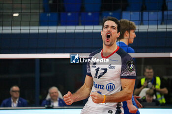 13/11/2024 - YACINE LOUATI (POWERVOLLEY MILANO) - ALLIANZ MILANO VS KNACK ROESELARE - CHAMPIONS LEAGUE MEN - VOLLEY