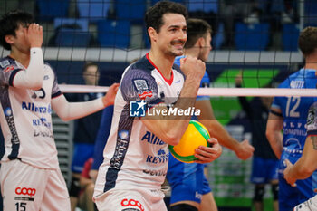 13/11/2024 - YACINE LOUATI (POWERVOLLEY MILANO) - ALLIANZ MILANO VS KNACK ROESELARE - CHAMPIONS LEAGUE MEN - VOLLEY