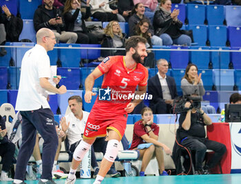 13/11/2024 - DAMIANO CATANIA (POWERVOLLEY MILANO) - ALLIANZ MILANO VS KNACK ROESELARE - CHAMPIONS LEAGUE MEN - VOLLEY