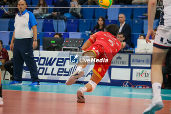 13/11/2024 - DAMIANO CATANIA (POWERVOLLEY MILANO) - ALLIANZ MILANO VS KNACK ROESELARE - CHAMPIONS LEAGUE MEN - VOLLEY