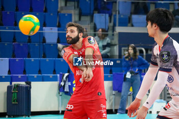 13/11/2024 - DAMIANO CATANIA (POWERVOLLEY MILANO) - ALLIANZ MILANO VS KNACK ROESELARE - CHAMPIONS LEAGUE MEN - VOLLEY