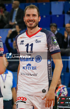 13/11/2024 - MATTEO PIANO (POWERVOLLEY MILANO) - ALLIANZ MILANO VS KNACK ROESELARE - CHAMPIONS LEAGUE MEN - VOLLEY