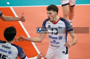 13/11/2024 - DAVIDE GARDINI (POWERVOLLEY MILANO) - ALLIANZ MILANO VS KNACK ROESELARE - CHAMPIONS LEAGUE MEN - VOLLEY