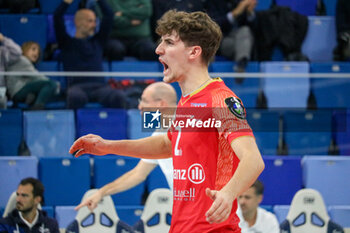 13/11/2024 - MATTEO STAFORINI (POWERVOLLEY MILANO) - ALLIANZ MILANO VS KNACK ROESELARE - CHAMPIONS LEAGUE MEN - VOLLEY