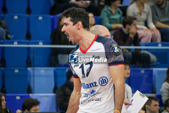 13/11/2024 - YACINE LOUATI (POWERVOLLEY MILANO) - ALLIANZ MILANO VS KNACK ROESELARE - CHAMPIONS LEAGUE MEN - VOLLEY