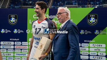 13/11/2024 - MVP YACINE LOUATI (POWERVOLLEY MILANO) - ALLIANZ MILANO VS KNACK ROESELARE - CHAMPIONS LEAGUE MEN - VOLLEY