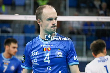 13/11/2024 - STIJN D'HULST (KNACK VOLLEY ROESELARE) - ALLIANZ MILANO VS KNACK ROESELARE - CHAMPIONS LEAGUE MEN - VOLLEY