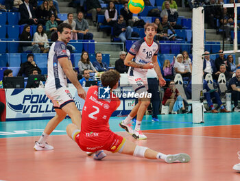 13/11/2024 - MATTEO STAFORINI (POWERVOLLEY MILANO) - ALLIANZ MILANO VS KNACK ROESELARE - CHAMPIONS LEAGUE MEN - VOLLEY