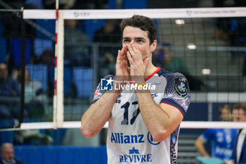 13/11/2024 - YACINE LOUATI (POWERVOLLEY MILANO) - ALLIANZ MILANO VS KNACK ROESELARE - CHAMPIONS LEAGUE MEN - VOLLEY