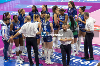 2024-01-24 - Time out Players of Vero Volley Milano - ALLIANZ VERO VOLLEY MILANO VS AEROITALIA ROMA VOLLEY - WOMEN ITALIAN CUP - VOLLEYBALL
