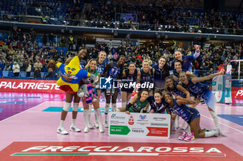 2024-01-24 - Happiness of Players of Vero Volley Milano - ALLIANZ VERO VOLLEY MILANO VS AEROITALIA ROMA VOLLEY - WOMEN ITALIAN CUP - VOLLEYBALL