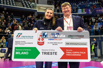 2024-01-24 - Management of Allianz Vero Volley Milano - ALLIANZ VERO VOLLEY MILANO VS AEROITALIA ROMA VOLLEY - WOMEN ITALIAN CUP - VOLLEYBALL