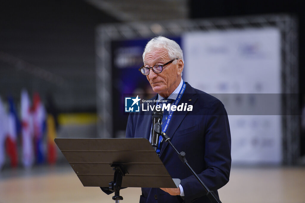 CONI President Luciano Buonfiglio at the World Baton Twirling Championship - EVENTS - OTHER SPORTS