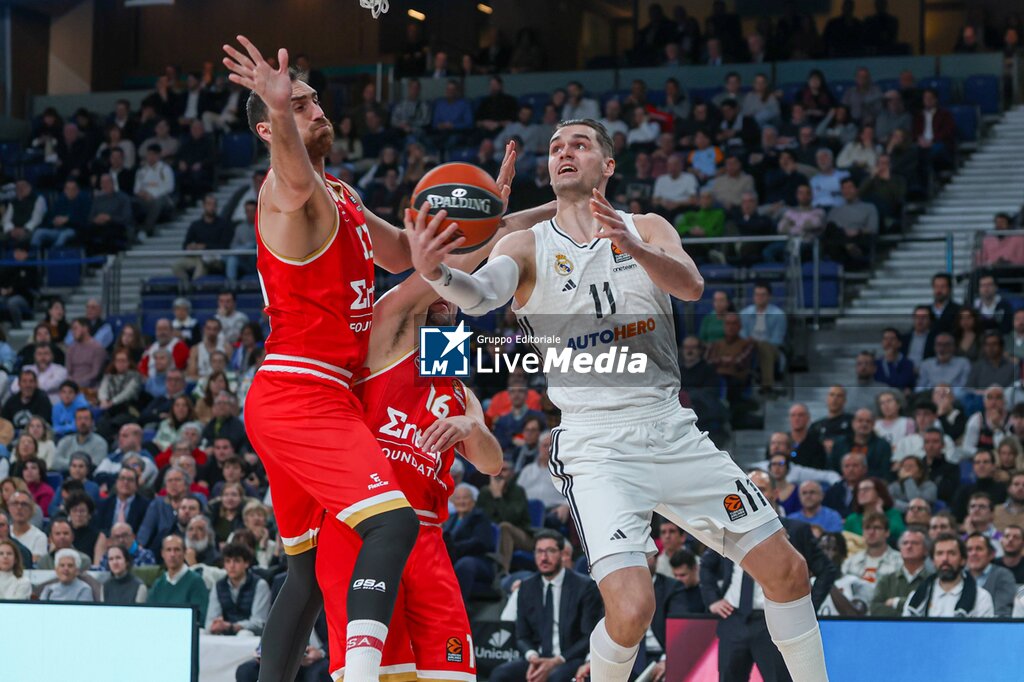 Euroleague Real Madrid v Olympiacos Pireaus - EUROLEAGUE - BASKETBALL