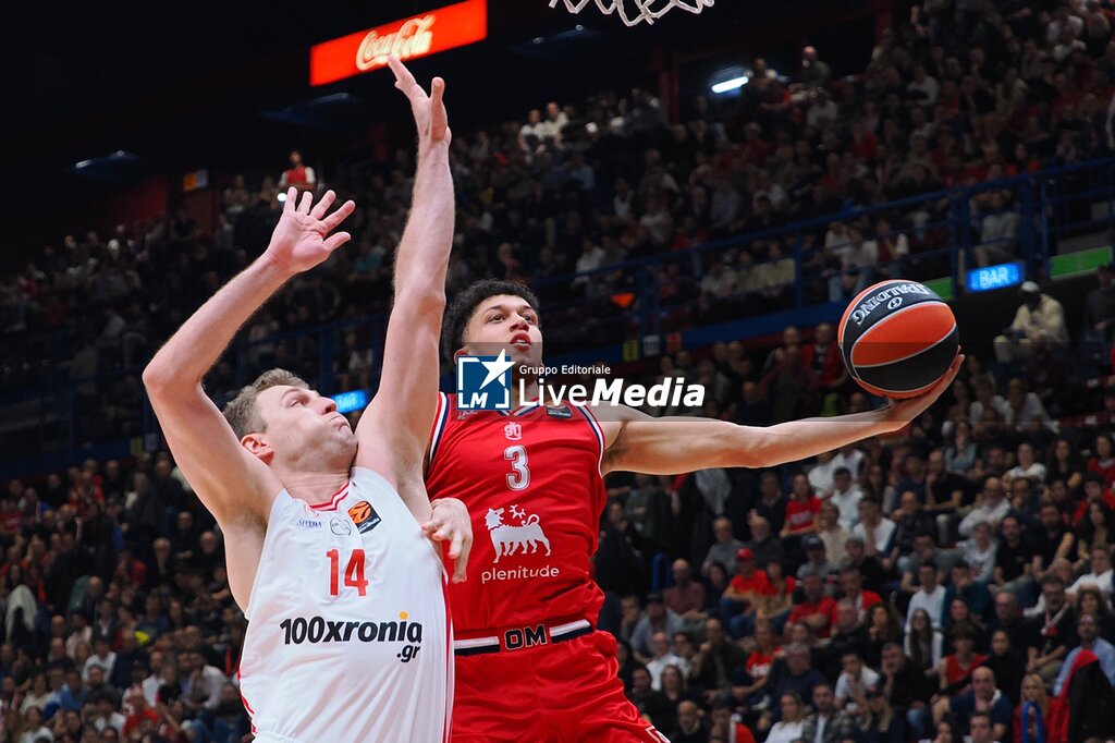 EA7 Emporio Armani Milano vs Olympiakos Pireus - EUROLEAGUE - BASKETBALL