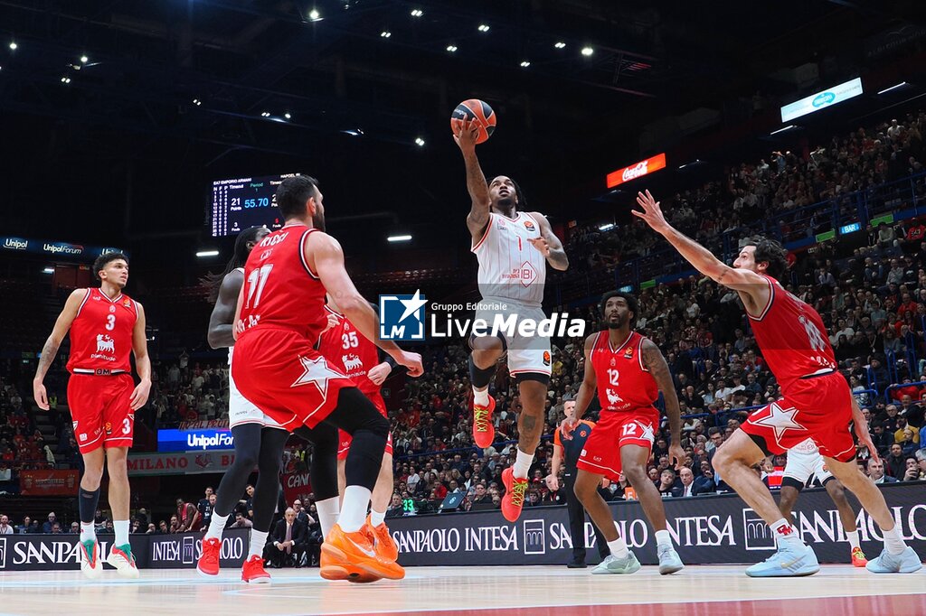 Olimpia Milano vs Hapoel Tel Aviv - EUROLEAGUE - BASKETBALL