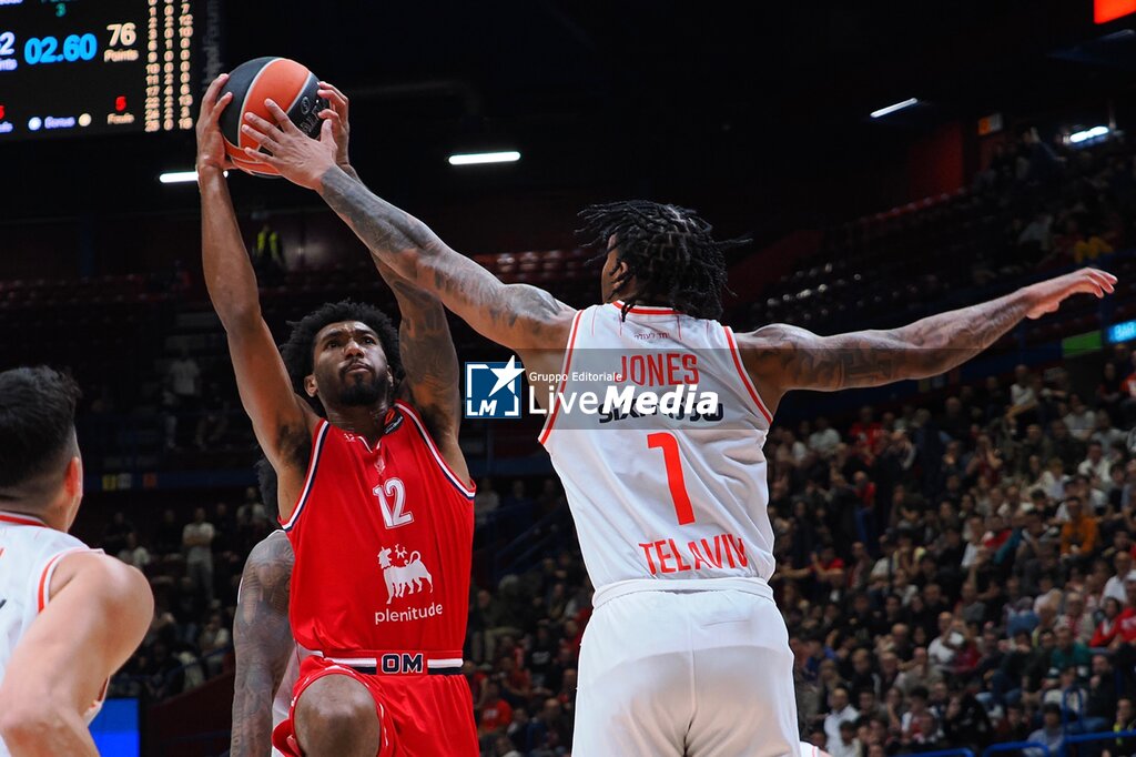 Olimpia Milano vs Hapoel Tel Aviv - EUROLEAGUE - BASKETBALL