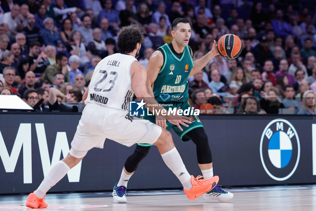 REAL MADRID vs PANATHINAIKOS - EUROLEAGUE - BASKETBALL