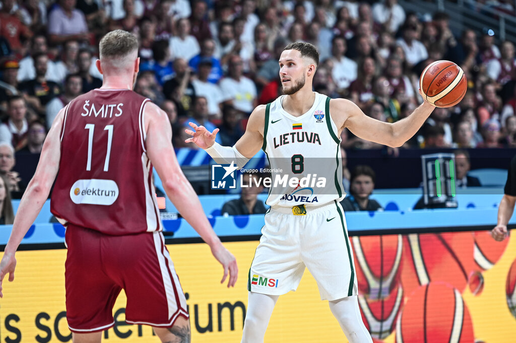Lithuania v Latvia - FIBA EuroBasket 2025 - Round of 16 - INTERNATIONALS - BASKETBALL