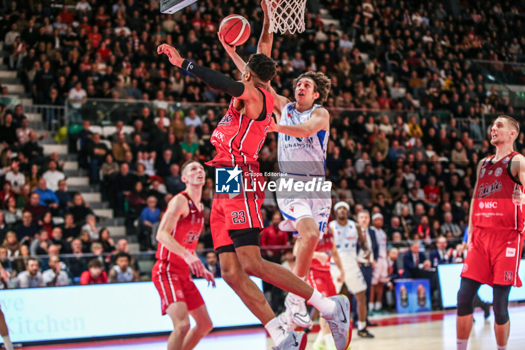 Unahotels Reggio Emilia vs Pallacanestro Trieste - SERIE A ITALIA - BASKET