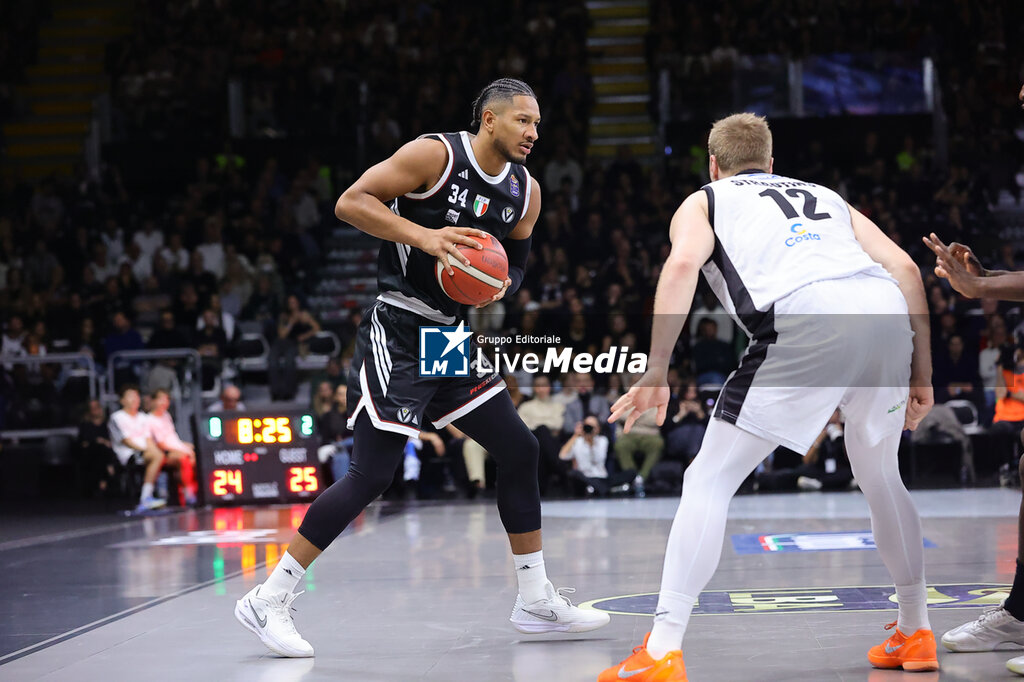 Virtus Olidata Bologna vs Bertram Derthona Tortona - ITALIAN SERIE A - BASKETBALL