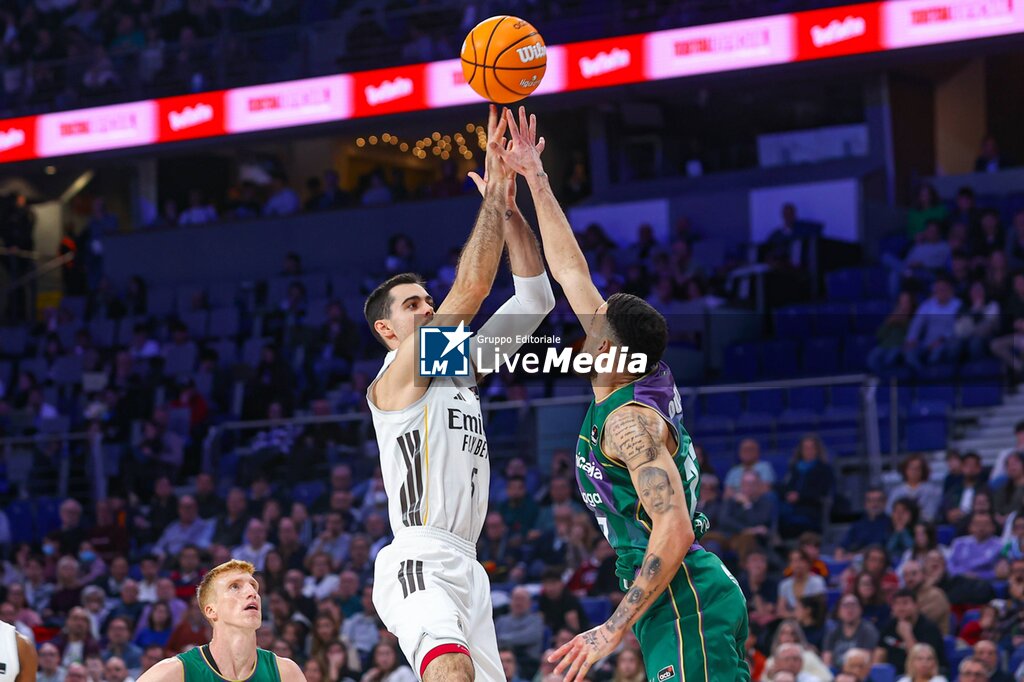 Real Madrid vs Unicaja Baloncesto - SPANISH LIGA ENDESA ACB - BASKETBALL