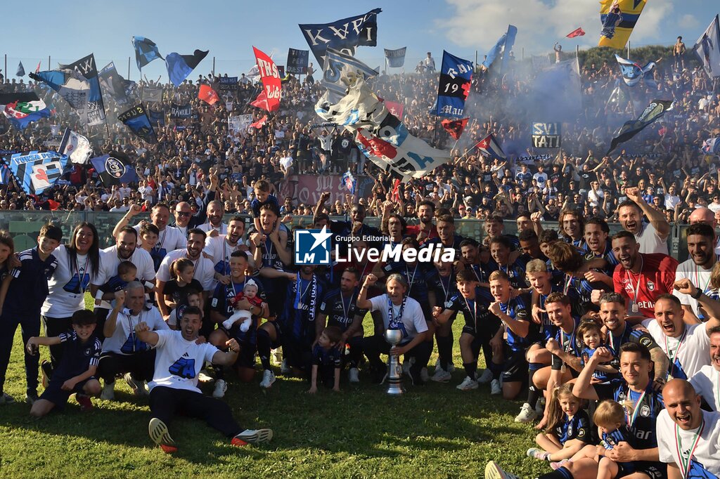 Pisa SC celebration for promotion to Italian Serie A - OTHER - SOCCER