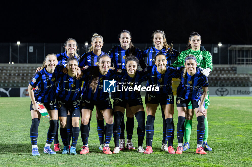 US Sassuolo vs Inter - FC Internazionale - WOMEN ITALIAN CUP - SOCCER