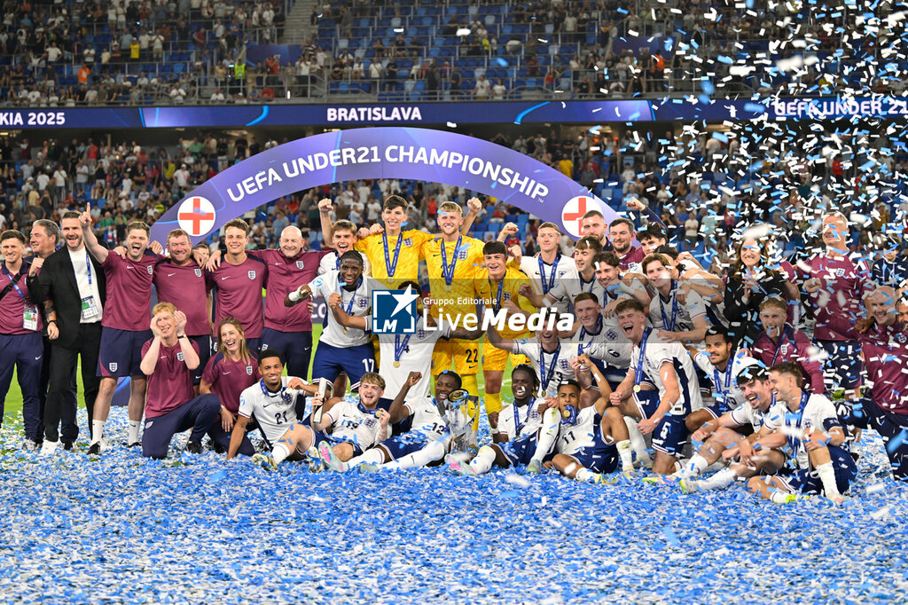 FOOTBALL - UEFA U21 EURO 2025 - FINAL - ENGLAND v GERMANY - UEFA EUROPEAN - SOCCER