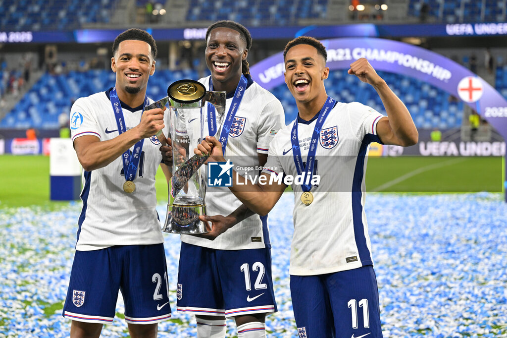 FOOTBALL - UEFA U21 EURO 2025 - FINAL - ENGLAND v GERMANY - UEFA EUROPEAN - SOCCER