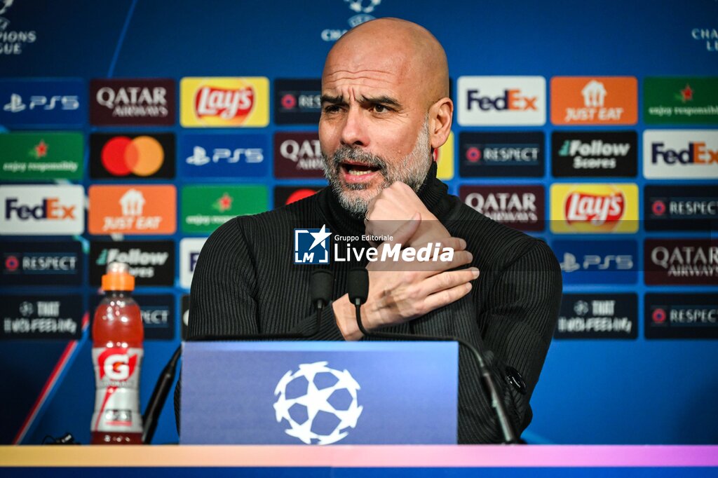 FOOTBALL - MANCHESTER CITY PRESS CONFERENCE - UEFA CHAMPIONS LEAGUE - SOCCER