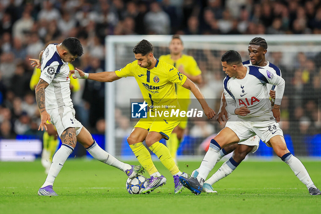 TOTTENHAM Hotspur vs VILLARREAL - UEFA CHAMPIONS LEAGUE - SOCCER