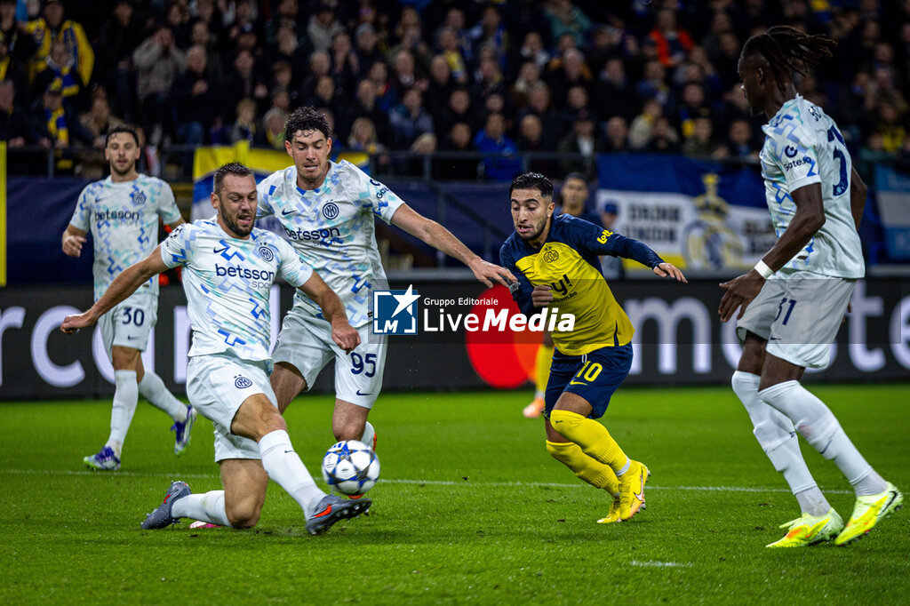 FOOTBALL - CHAMPIONS LEAGUE - UNION SAINT-GILLOISE v INTERNAZIONALE - UEFA CHAMPIONS LEAGUE - SOCCER