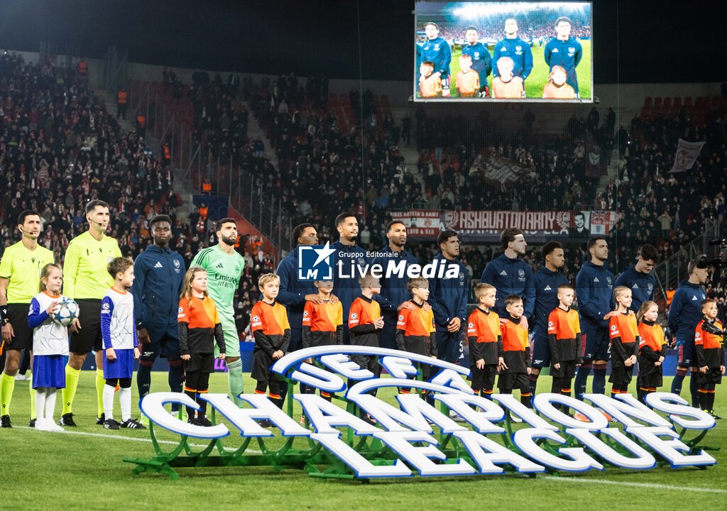 Slavia Praha vs Arsenal - UEFA CHAMPIONS LEAGUE - SOCCER